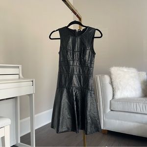 New Diesel leathered black dress